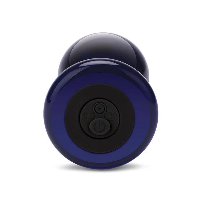 Gläs 3.5" Rechargeable Remote Controlled Vibrating Glass Butt Plug - Electric Eel - Vibe Delux LLC - vibedelux.com