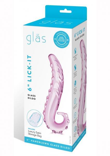 Gläs 6" Lick-it Glass Dildo - Electric Eel - Vibe Delux LLC - vibedelux.com