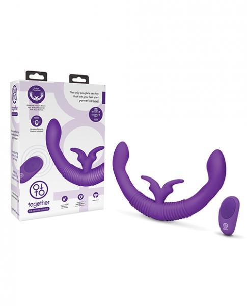 Couples Vibrator with Remote Control x Purple - Together - Vibe Delux LLC - vibedelux.com
