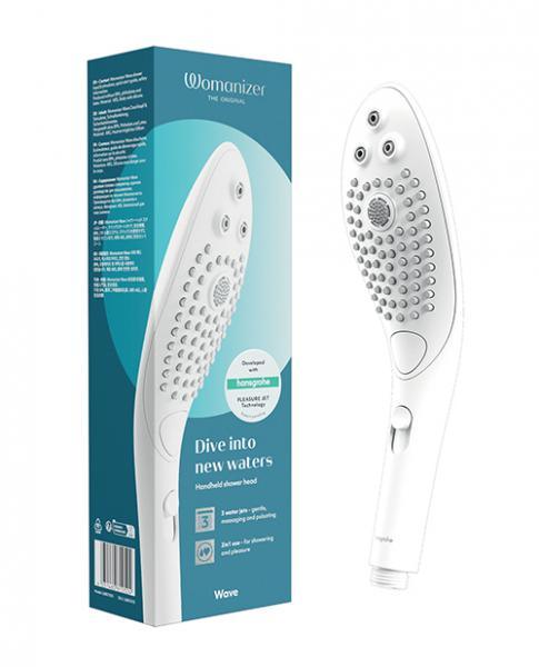 Wave Shower Head x White - Womanizer - Vibe Delux LLC - vibedelux.com